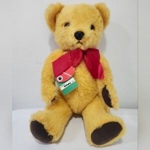 Rare Vintage Deans Childsplay mohair teddy bear - with growler and label - 19”
